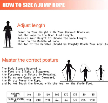 Corde à sauter réglable - Fitness